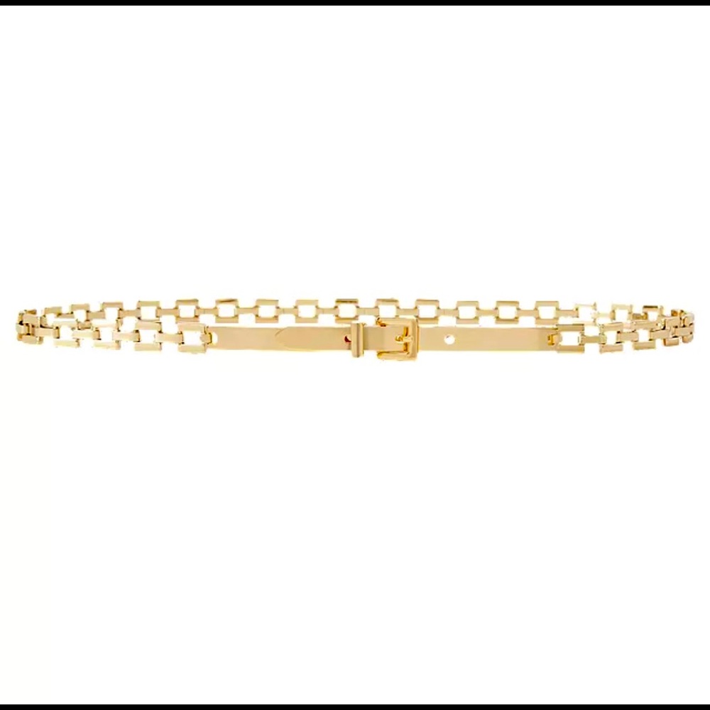 Reiss London chain belt gold size M